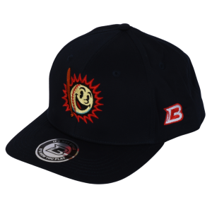 Gorra DB3 Ball & Bash – Midnight Run vista lateral, diseño profundo en azul con malla trasera y actitud callejera