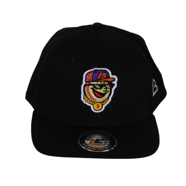 Gorra negra DB3 Status Breaker – Black Ice vista frontal, diseño sobrio con logo en tono hielo y estilo urbano