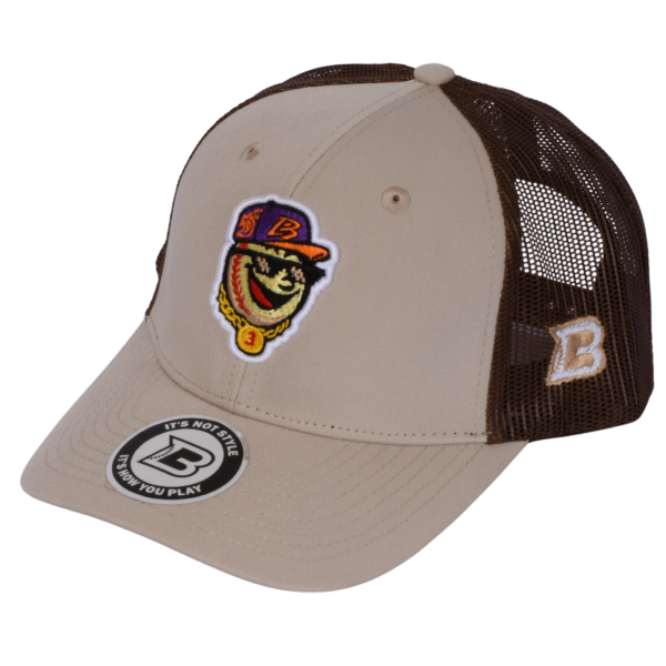 Gorra cafe DB3 modelo Status Breaker tipo trucker de perfil