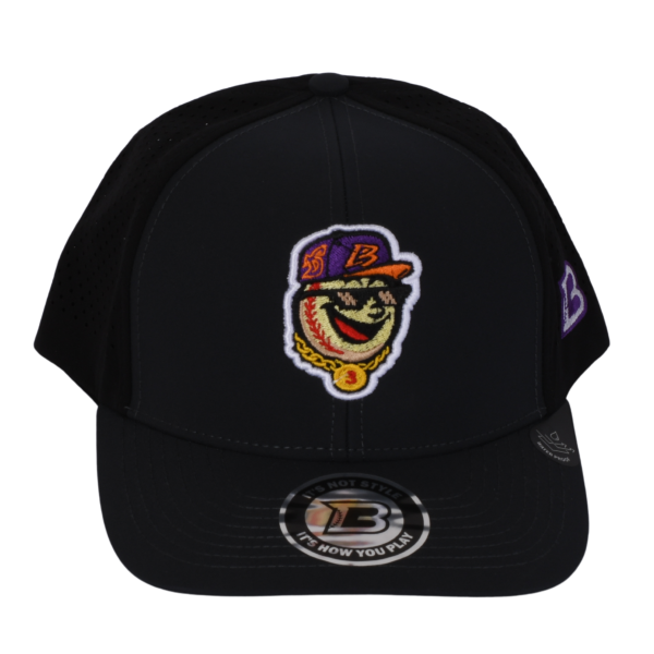 Gorra negra DB3 Status Breaker – Midnight Drop vista frontal, diseño minimalista y logo sutil estilo béisbol urbano