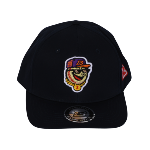 Gorra azul marino DB3 Status Breaker – Navy Drop vista frontal, con logo DB3 rojo y diseño sobrio para estilo urbano
