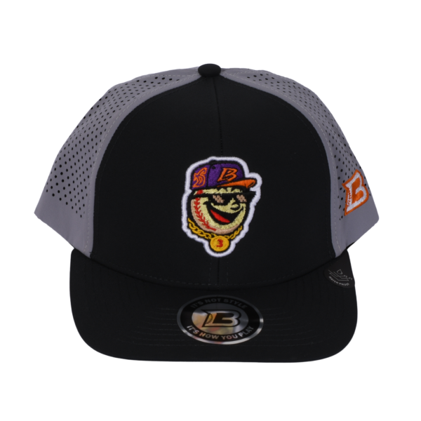 Gorra negra DB3 Status Breaker – Street Tech vista frontal, diseño técnico con estética deportiva urbana